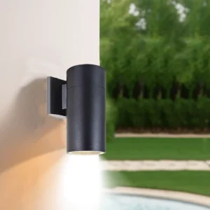 Modern Minimalist LED Outdoor Wall Lamp IP65 9W/12W AC220 for Landscape, Garden, Hotel, Park, and Villa