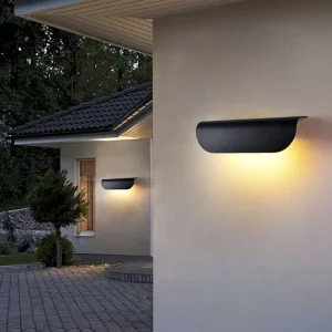 Modern Minimalist LED Outdoor Wall Light Waterproof Square Design for Courtyard Villa Garden Exterior Wall Lighting Aluminum