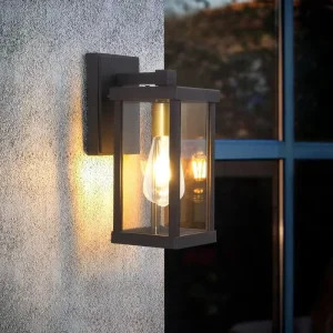 Modern Minimalist Nordic Style Creative Geometric Rectangular Aluminum LED Garden Decorative Wall Lamp
