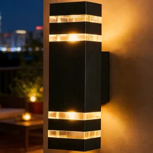 Modern Outdoor E27 Wall Light IP65 Waterproof Exterior Wall Mounted Lamp for Garden Villa Porch