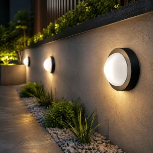 Modern Outdoor ETL Certified IP65 LED Wall Light 12W 6W ABS Square Waterproof 3000K 4000K Garden Home Hotel