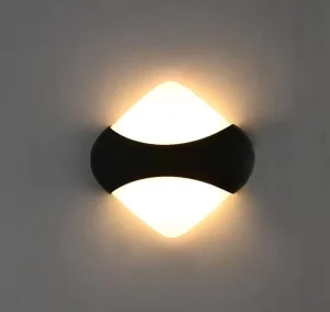 Modern Outdoor Exterior Wall Lamp Waterproof IP65 3000K Warm White Garden LED Wall Light