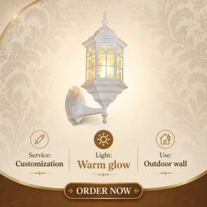 Modern Outdoor Garden LED Wall Lamp IP65 Waterproof Aluminum Sconce Curtain Wall Accessories CE RoHS Certified 1 Year Guangdong