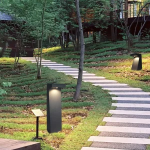 Modern Outdoor LED Lawn Light IP65 Waterproof Path Ground Lamp for Garden Stylish Exterior Design