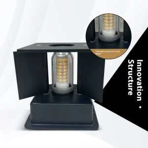 Modern Outdoor LED Wall Lamp Waterproof Double Head Aluminum Simple Corridor Garden Design for Exterior Walls Aisles