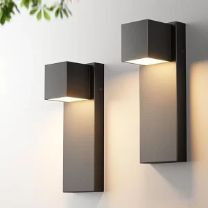 Modern Outdoor LED Wall Light IP65 Waterproof Aluminum Wall Mount for Garden Porch Patio