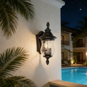 Modern Outdoor LED Waterproof Wall Light for Porch Yard Exterior Home Illumination