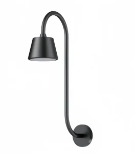 Modern Outdoor Wall Lighting Simple LED Lighting Fixture Black Aluminum Waterproof IP65 Outdoor Garden Wall Lamp
