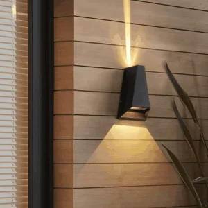 Modern Outdoor Wall Sconce IP65 Aluminum LED Up Down Wall Lamp for Home Garden Hotel Villa 6W Contemporary Decorative Style