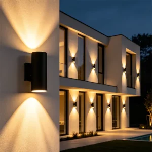 IP65 20W LED Outdoor Wall Lamp Surface-Mounted Handrail Light Aluminum Base for Garden