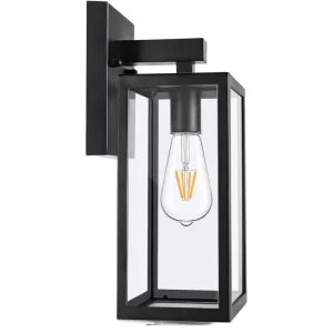 Modern Outdoor Waterproof Wall Lamp for Courtyard Balcony Garden & Street Warm White E27E26 ETL Certified