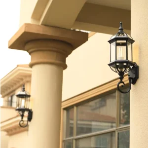 Modern Retro LED Wall Lamp IP65 Waterproof Aluminum Base 2700K Soft Warm White 50000 Hours Lifespan for Garden