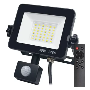 Modern Simple 30 Watt Motion Sensor Led Night Light Security Sensor Floodlight Outdoor for Garage Doorway Path Garden Park