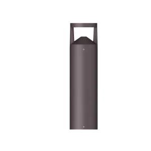 Modern Simple Aluminum Solar Garden Outdoor Pillar Lights with Motion Sensor IP65 Waterproof LED