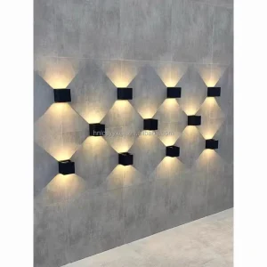 Modern Simple Creative Outdoor LED Wall Lights Indoor Hallway Staircase Wall Shaped Lights Personalized Outdoor Wall Lamps