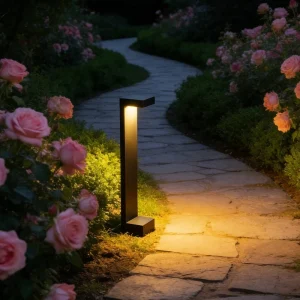 Modern Simple IP66 Waterproof Solar & AC LED Lawn Light Aluminum Outdoor Garden Landscape Street Light