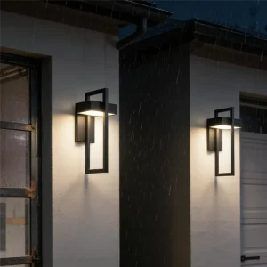 Modern Simple Outdoor Wall Light Fixture IP65 Waterproof Die Casting Aluminum Outdoor Lamp for Balcony
