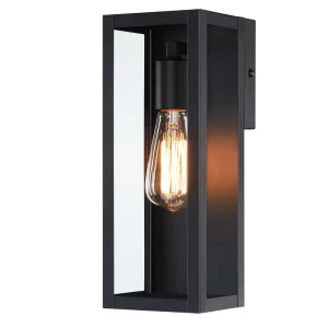 Modern Simplicity LED Wall Lights Iron Material Tempered Glass Waterproof Outdoor Wall Lantern Patio Courtyard Corridor Custom