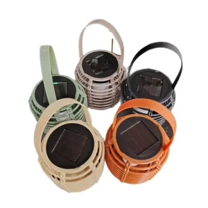 Modern Small Outdoor Waterproof LED Solar Lantern Lamp Portable for Garden and Landscape