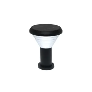 Modern Solar Bollard Light LED Outdoor IP65 Waterproof Durable Pillar Lamp Warm White for Walkway Driveway Garden Landscape Decor
