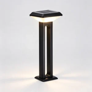 Modern Solar Garden Pillar Lights with Large-Capacity Battery for Landscape Gardens