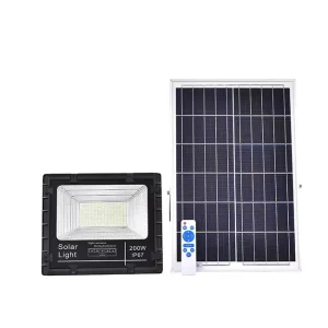 Modern Solar LED Flood Light 200w for Contemporary Garden Outdoor Architectural Lighting