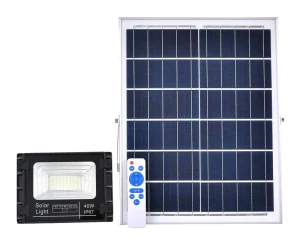 Modern Solar LED Flood Light 40W for Contemporary Garden Outdoor Architectural Lighting