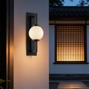 Modern Square Aluminum LED Waterproof Outdoor Villa Patio Garden Wall Lamp