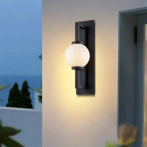 Modern Square Outdoor LED Wall Lamp IP44 Waterproof Aluminum with 20 Beam Angle for Home Stair Lighting