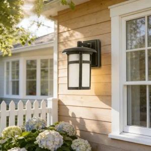 Modern Square Waterproof Outdoor Aluminum LED Wall Light Porch Patio Light