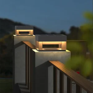 Modern Stainless Steel IP65 LED Pillar Lights for Outdoor Landscape