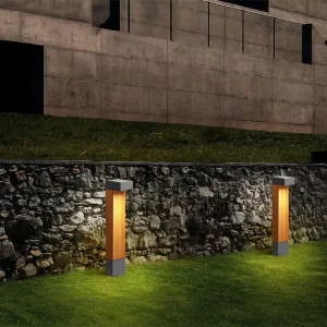 Modern Style IP65 Waterproof Aluminum & Glass High Brightness Outdoor LED Lawn Lights with Dimmable Feature
