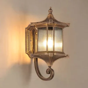 Modern Style LED Wall Mounted Lamp with Black antique Bronze Decoration for Outdoor Lighting Waterproof Garden Wall Lamp
