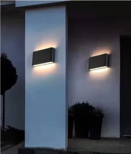 Modern Waterproof IP65 Wall Sconce Lamp Outdoor Up and Down LED Wall Light for Garden Corridor Courtyard