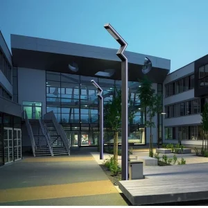 Modern Waterproof LED Garden Lamp Column 2m/3m/4m/5m/6m/8m Lightning Shaped for Community Villa Landscape IP65 Electric for Road