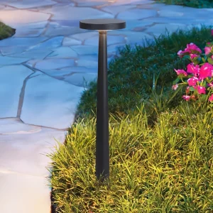 Modern White LED Garden Lights for Outdoor Landscape Paths Water-Resistant and Heating IP65 Rating Decorative Lawn Lighting