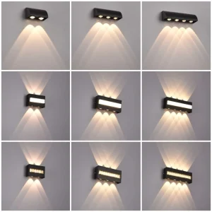 Modern and Simple Aluminum Outdoor Waterproof LED Wall Lamp Sconce Bedroom Headboard 2W 3W 4W 10W LED Wall Light Fixture
