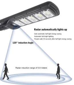 Module-Designed 100W-300W All-in-One Solar Garden Street Light