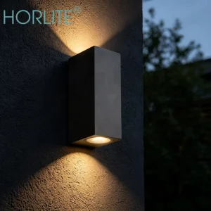 Morden IP54 Waterproof Outdoor Garden Wall Light ABS+PC Material GU10 Not Included Wall Mount 2-Year Warranty