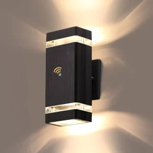 Motion Sensor Light Lamp Outdoor for Garden Yard Wall Light 5W LED Bulb IP65 Waterproof Aluminum Construction 3500K Warm White