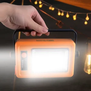 Multi Function LED Work Light Portable Handheld Waterproof Solar Flood Light USB Rechargeable Emergency Spotlight Camping Lamp