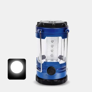 Multicolor Battery-Powered Camping Lantern with 12 LED Lights
