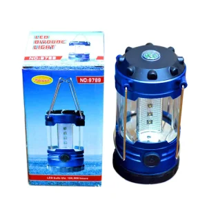 Multicolor Battery-Powered Lantern with 12 LED Lights for Camping and Tents
