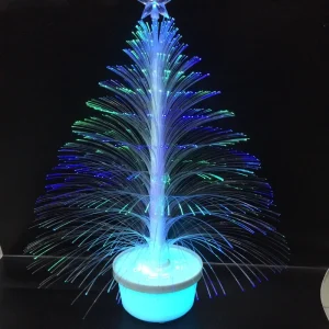 Multicolor LED Fiber Optic Night Lamp Solar Battery Light Landscape Decoration for Bedroom Holidays Elegant Garden Lights