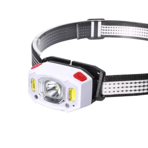 Multifunctional Hands-Free Sensing LED Headlamp COB Rechargeable Wide Beam Camping Head Torch