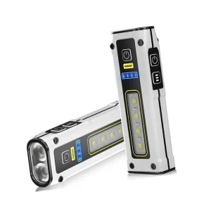 Multifunctional LED Type-C Rechargeable Mini Flashlight for Outdoor Emergency Lighting