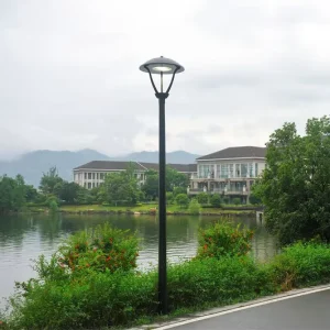 Mushroom Shape 35w 50w 60w IP65 Round LED Garden Lighting Pole Light