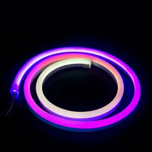Neon Flex RGB Full Colour Silicon Tube Building Face LED Strip Waterproof LED Wall Lights for External Building