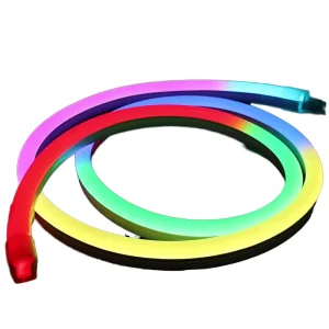 Neon Light 360 Degree RGB LED Flex Tube Strip Light IP68 Rated DC24V Triple-Layer Coated Hotel Decoration