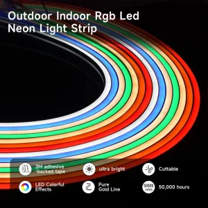 Neon Sign Light RGB Full Color 5V 12V 24V 220V Magic Color Silicone Pixel Neon Tube Addressable DMX Led Neon Flex